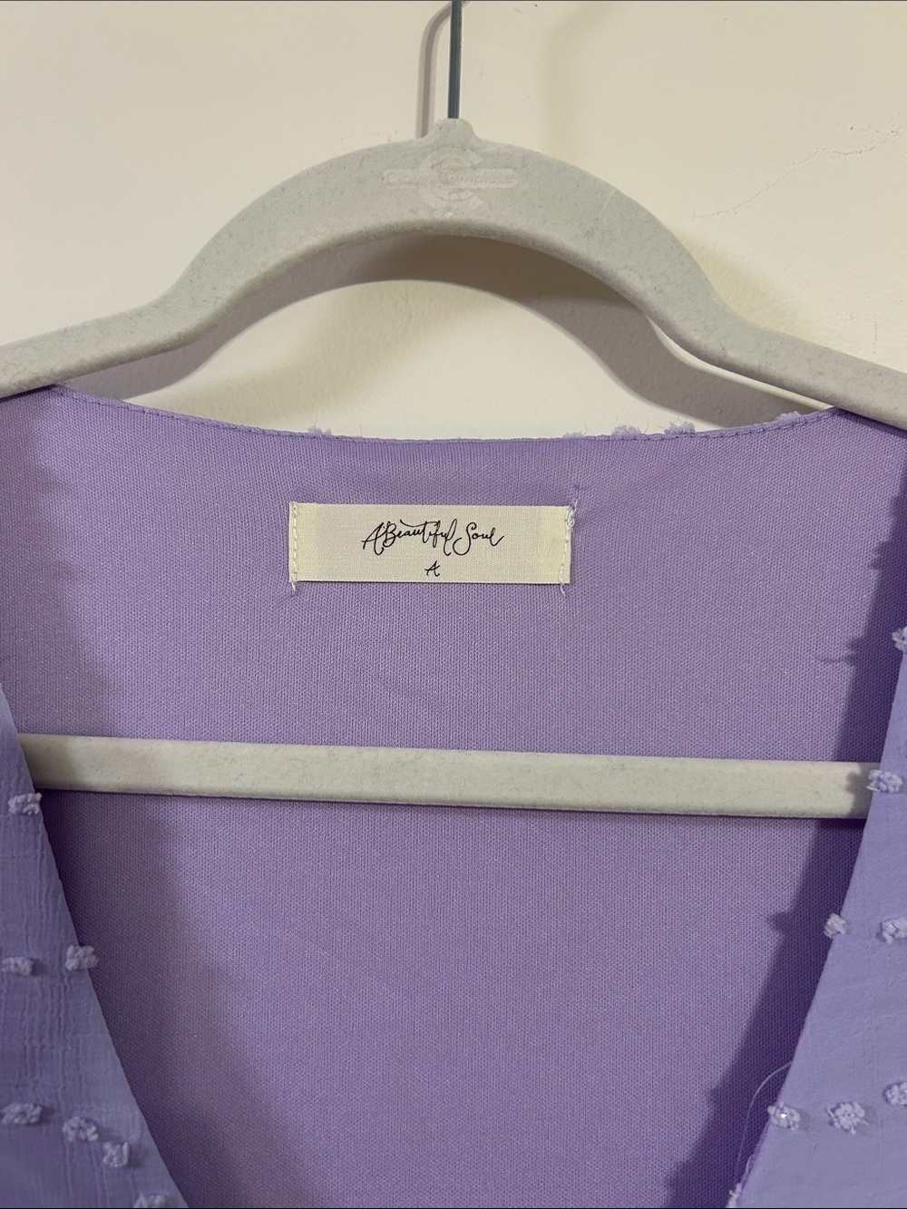 ARULA Lilac Clip Dot Flutter-Sleeve Dress-Size A (1X-16/18) - Picture 2 of 4